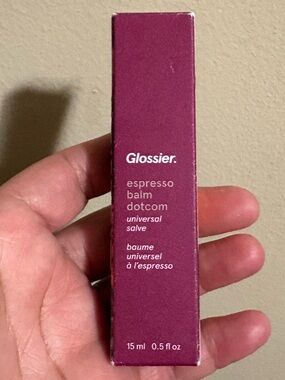 Glossier Espresso Balm Dotcom Universal Salve Brand New Never Opened.